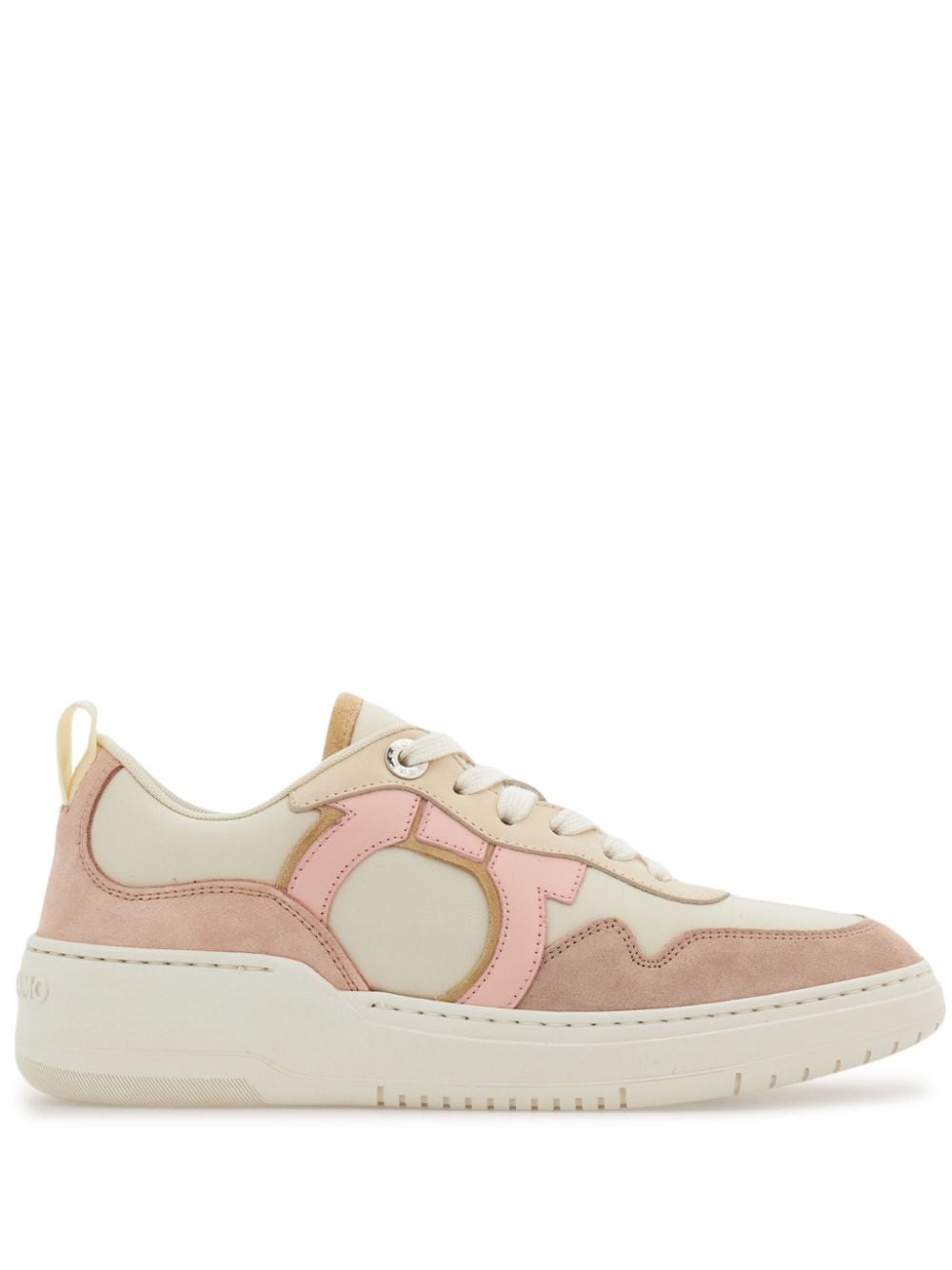 Ferragamo Gancini Sneaker — cream