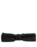 Dolce & Gabbana 100% Silk Bow Tie — Black