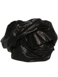 Rick Owens Draped Calf Leather Bustier — Black