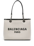 Balenciaga Paris Tote Bag — Beige
