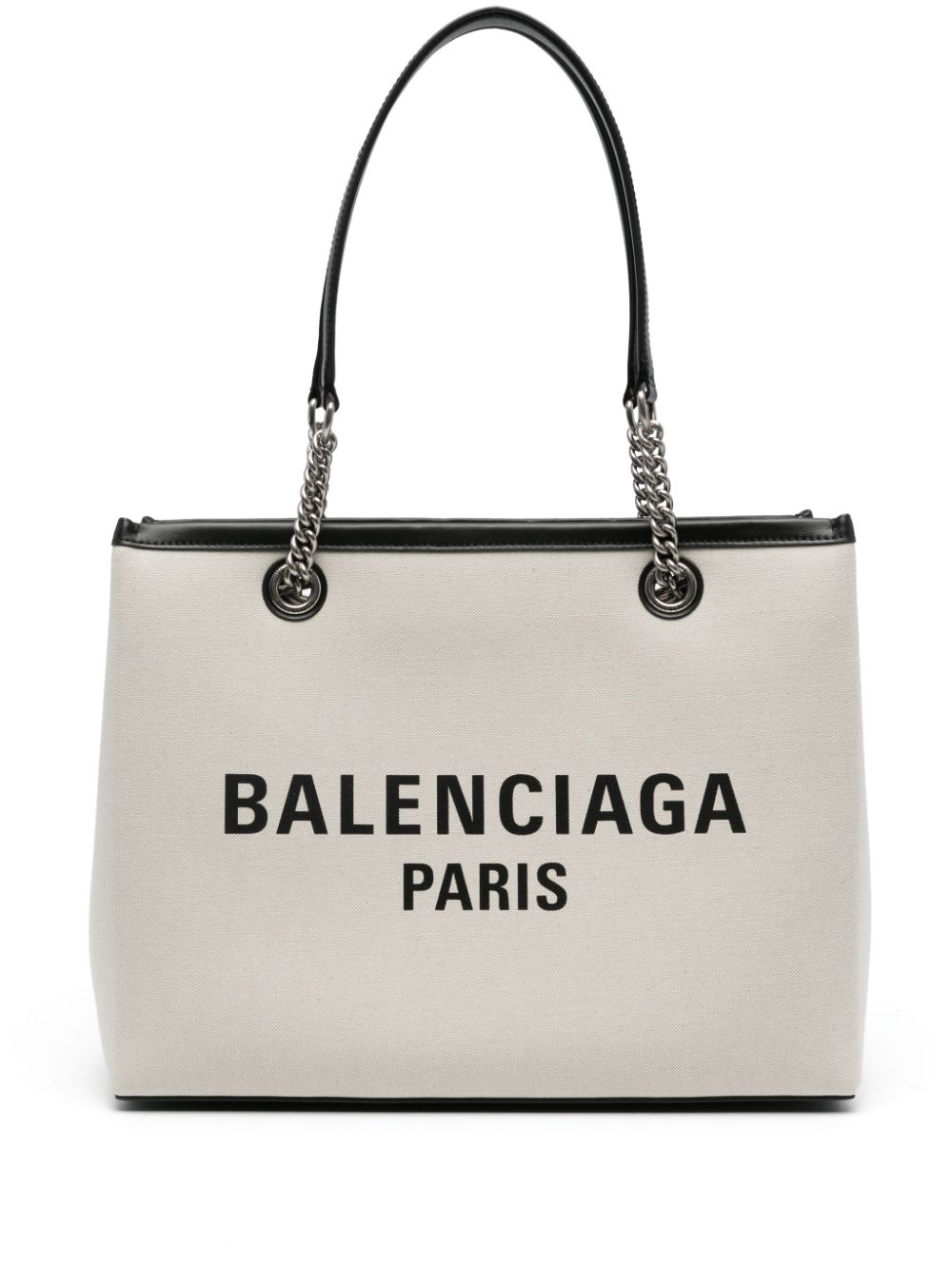 Balenciaga Paris Tote Bag — Beige