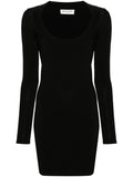 Saint Laurent Mini Dress — Black
