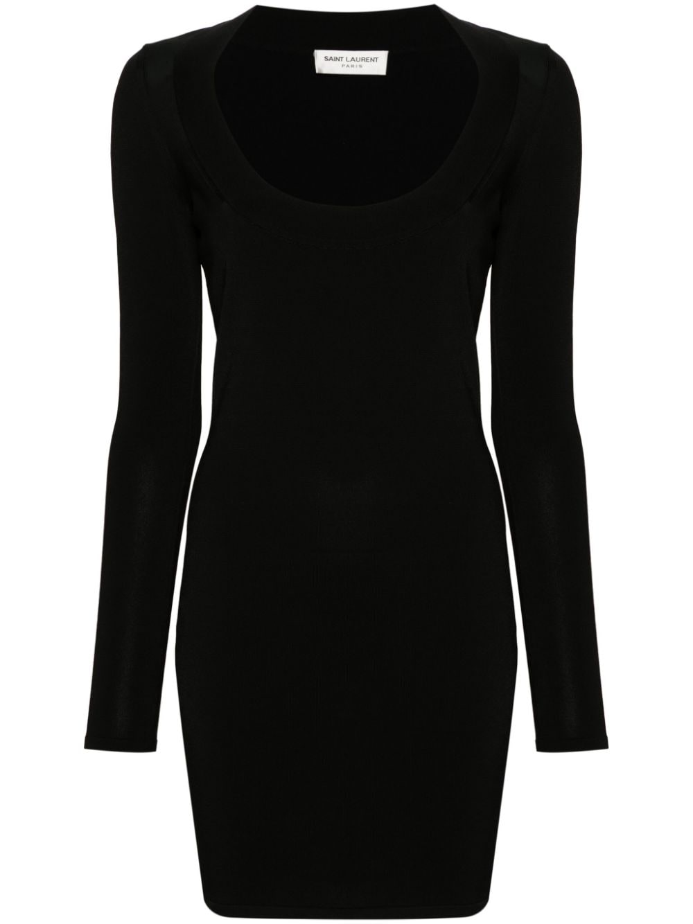 Saint Laurent Mini Dress — Black
