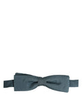 Dolce & Gabbana Silk Bow Tie — Blue