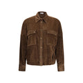 Brunello Cucinelli Corduroy Shirt — Brown
