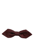 Dolce & Gabbana Silk Fantasy Bow Tie — Red