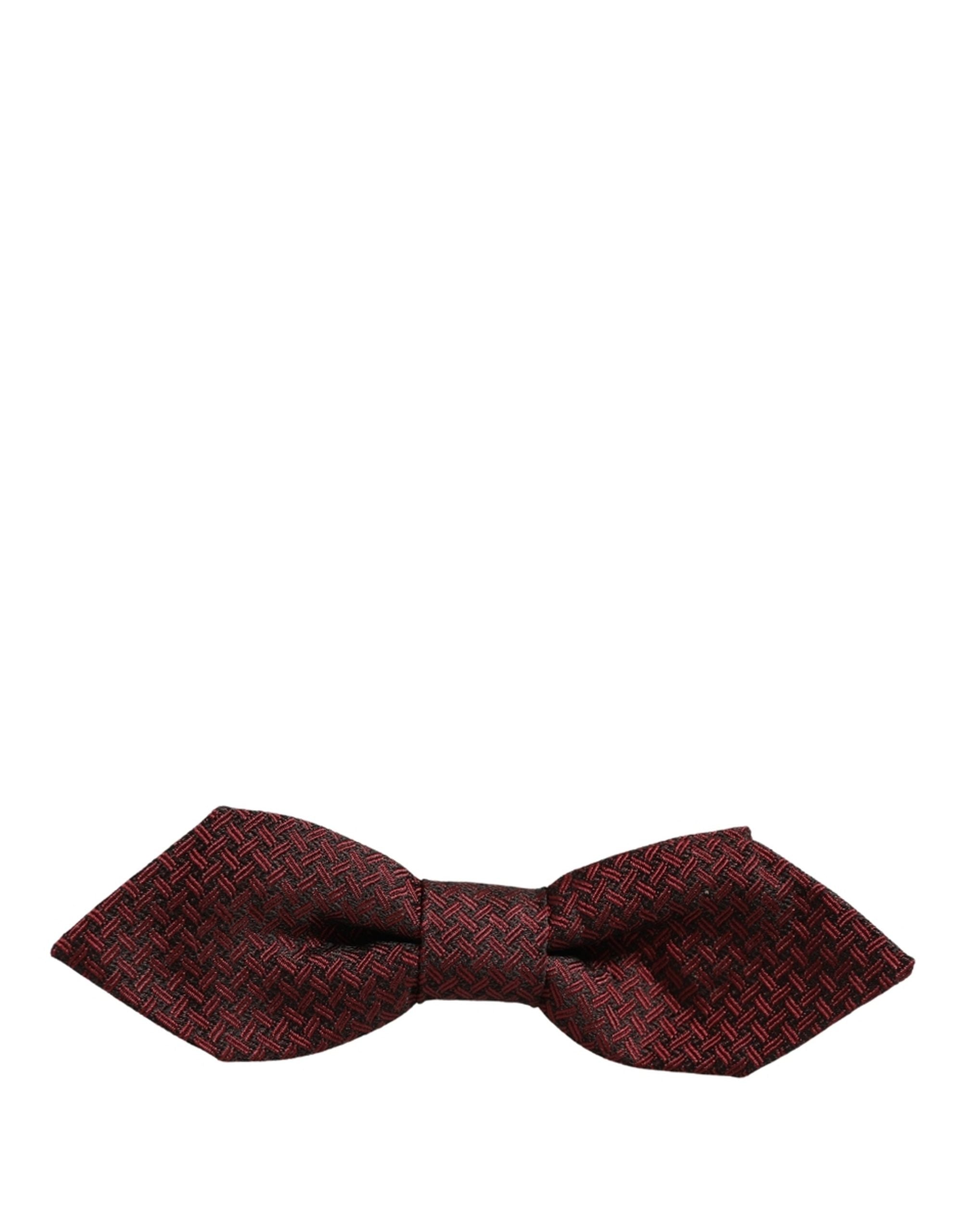 Dolce & Gabbana Silk Fantasy Bow Tie — Red
