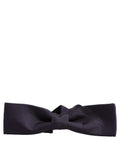 Dolce & Gabbana Silk Bow Tie — Purple