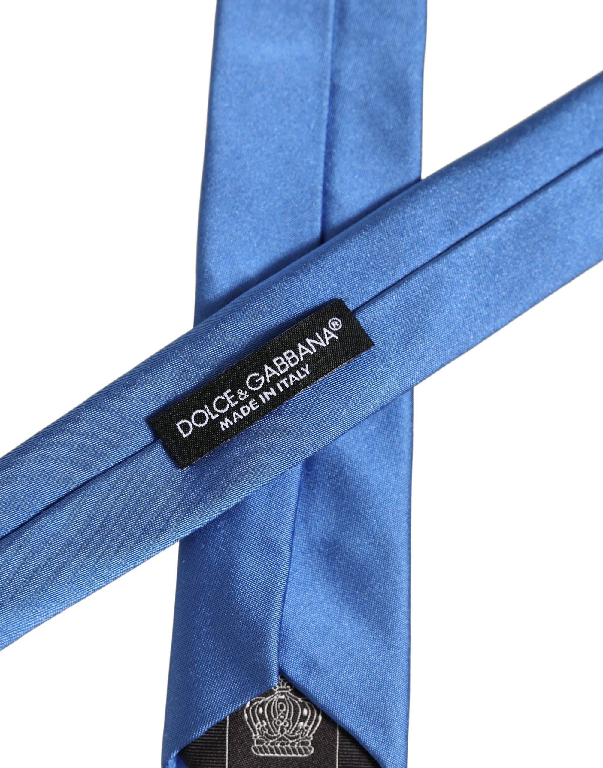 Dolce & Gabbana Silk Necktie — Blue