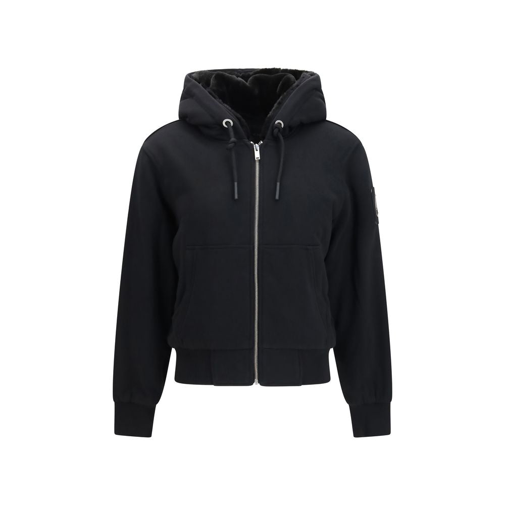 Moose Knuckles Bunny Hoodie — Black