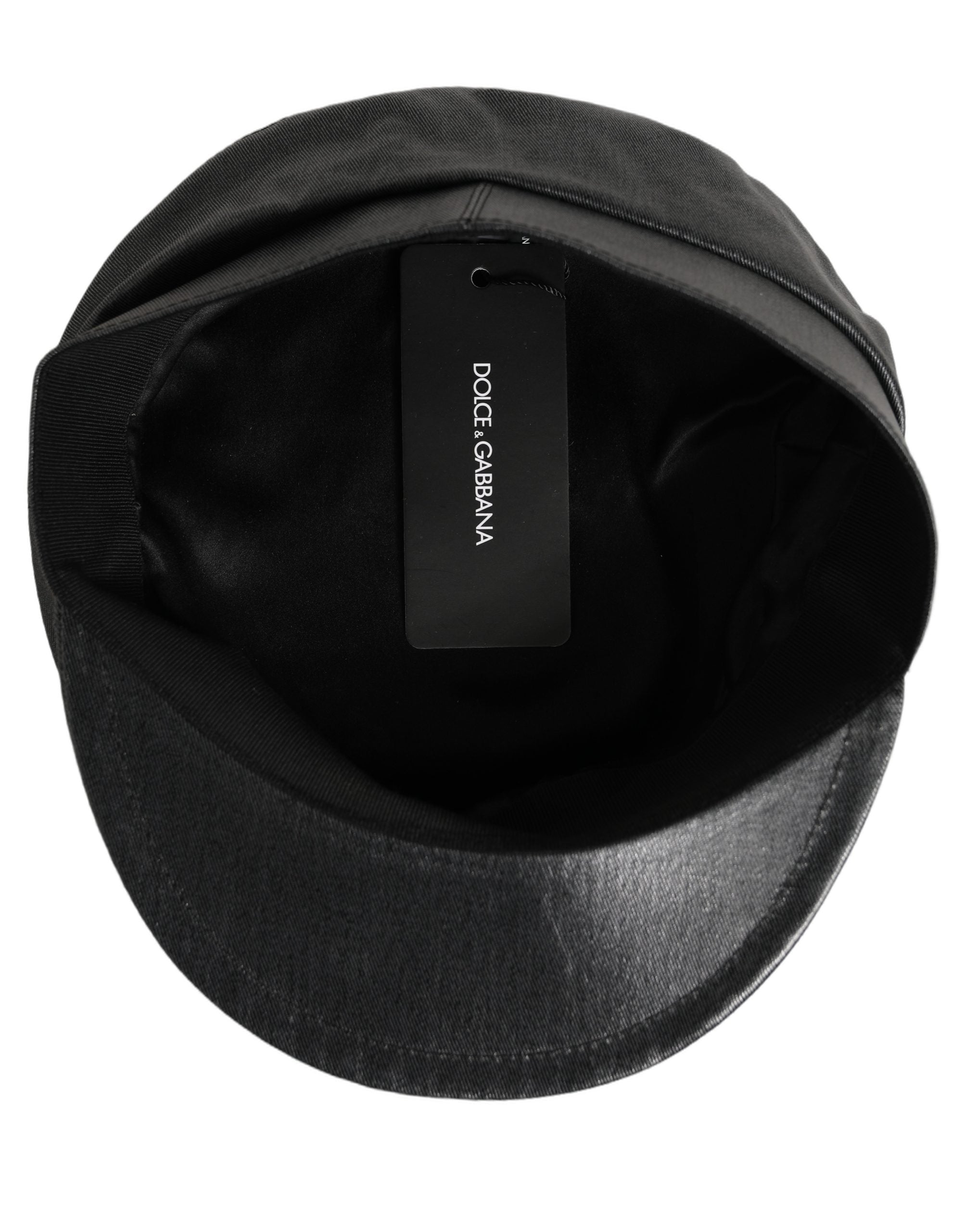 Dolce & Gabbana HAT10095 Flat Cap — Black
