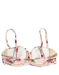 Dolce & Gabbana Floral-Print Underwire Bikini Top — Pink