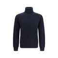 Brioni Cashmere and Wool Turtleneck — Navy