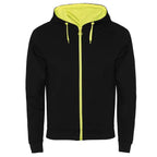 Sudadera de felpa no perchada con detalles en color flúor Vetonek