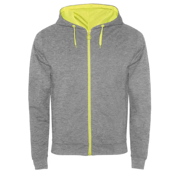 Sudadera de felpa no perchada con detalles en color flúor Vetonek