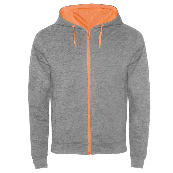 Sudadera de felpa no perchada con detalles en color flúor Vetonek