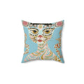 Enchanted Feline Throw Pillow