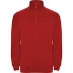 Sudadera con media cremallera a tono y cuello alto Vetonek