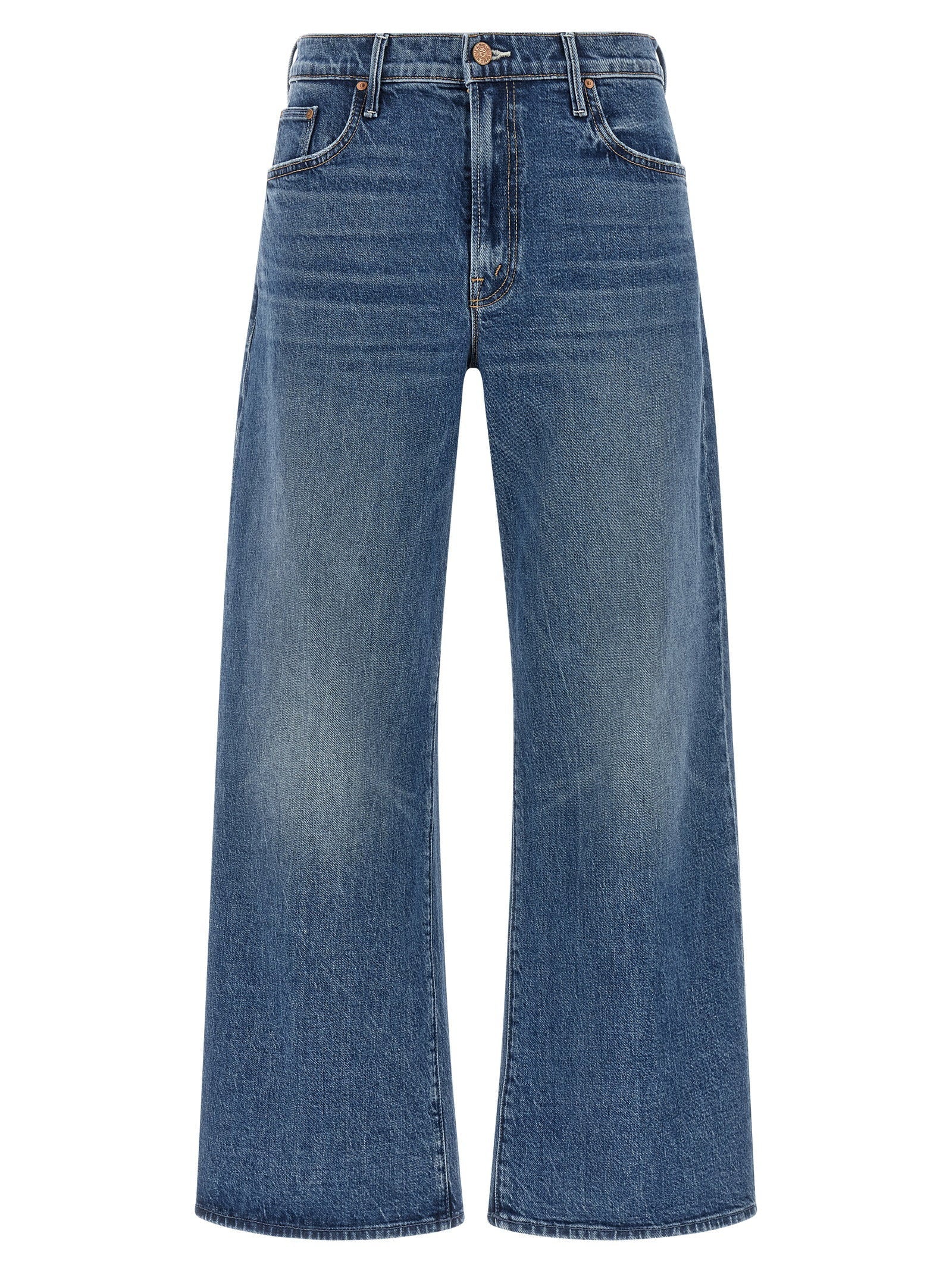 Mother Maven Flood Jeans — Blue
