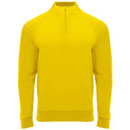 Sudadera de manga ranglán, con Interior perchado, cuello con media cremallera y cubrecosturas de refuerzo en su interior a tono Vetonek