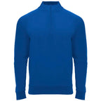 Sudadera de manga ranglán, con Interior perchado, cuello con media cremallera y cubrecosturas de refuerzo en su interior a tono Vetonek