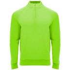 Sudadera de manga ranglán, con Interior perchado, cuello con media cremallera y cubrecosturas de refuerzo en su interior a tono Vetonek