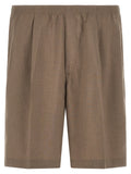 Cellar Door Bermuda Shorts — Beige