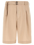 Cellar Door Viper Bermuda Shorts — Beige