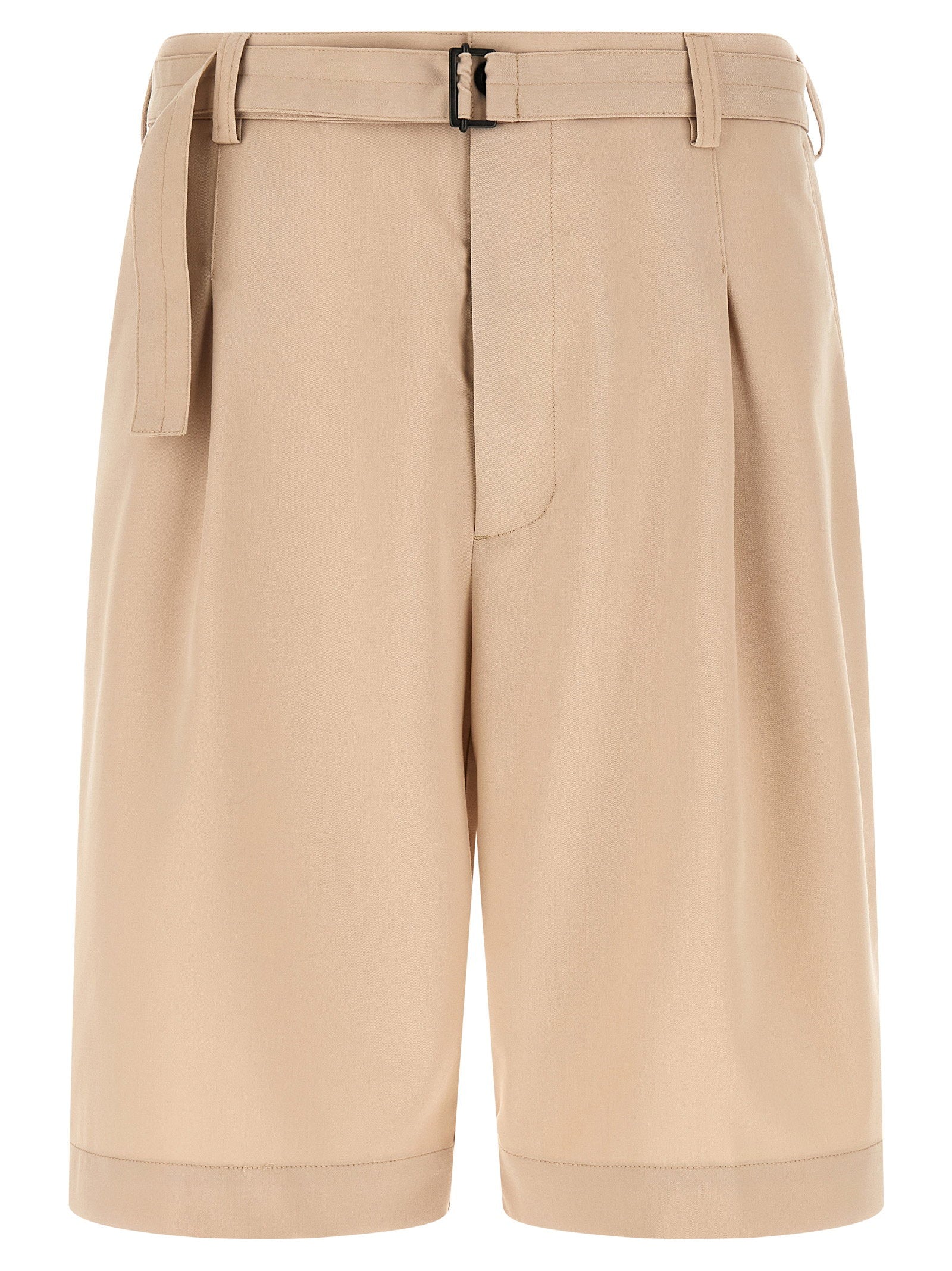 Cellar Door Viper Bermuda Shorts — Beige