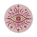 Mystic Eye Pink Round Rug