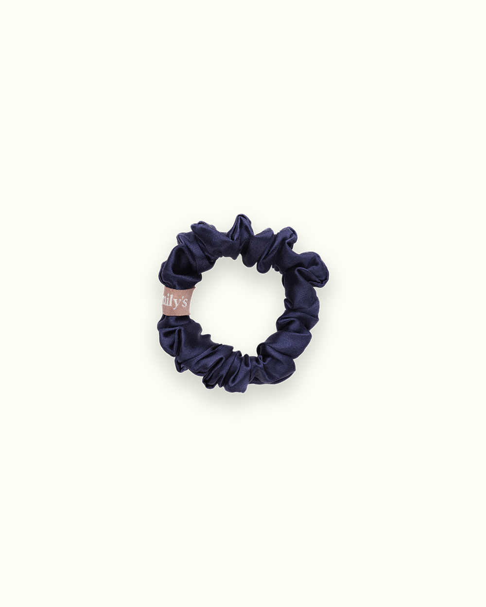 Chouchou 100% pure soie - Le petit - Bleu nuit