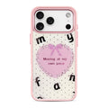 Lace Heart Polka Snap-On Cover