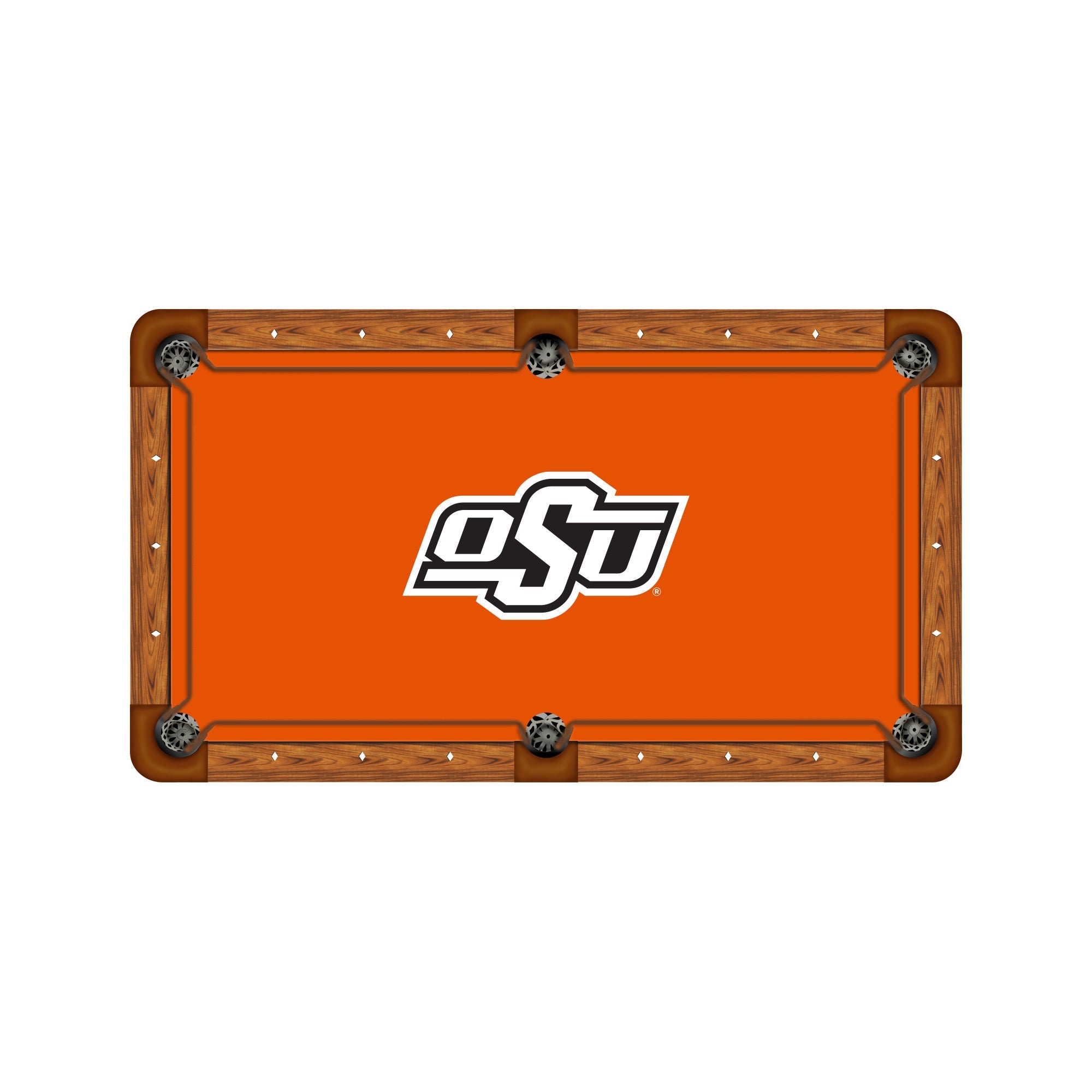 Wave 7 NCAA Logo Billiard Cloth - 9ft