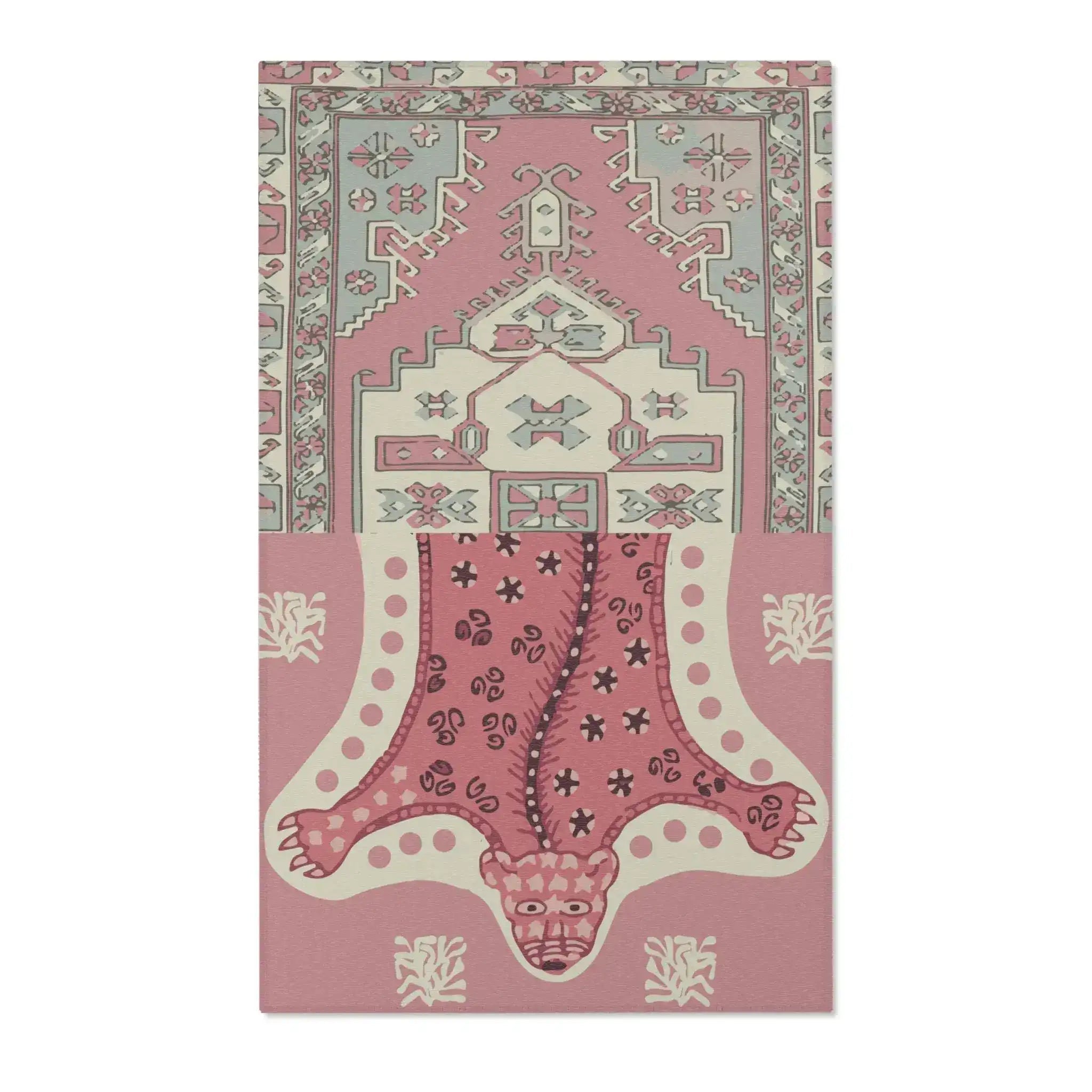 Persian Panther Pop Accent Rug