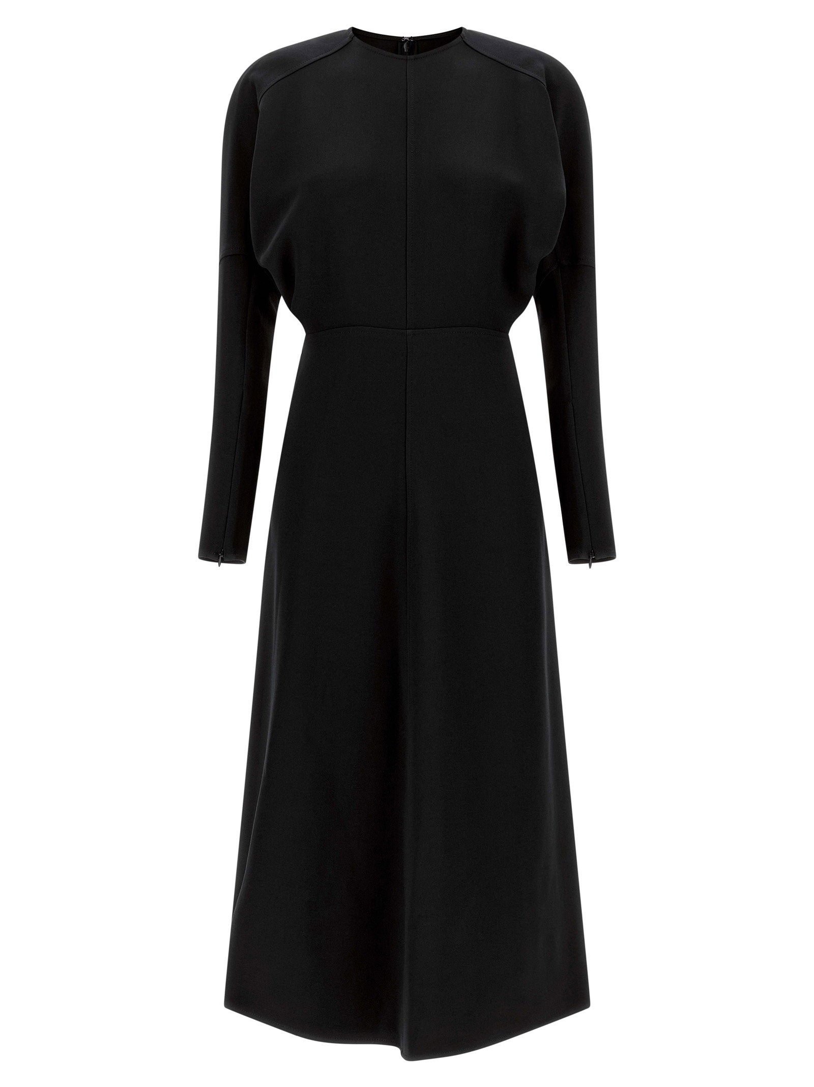 Victoria Beckham Dolman Sleeve Dress — Black
