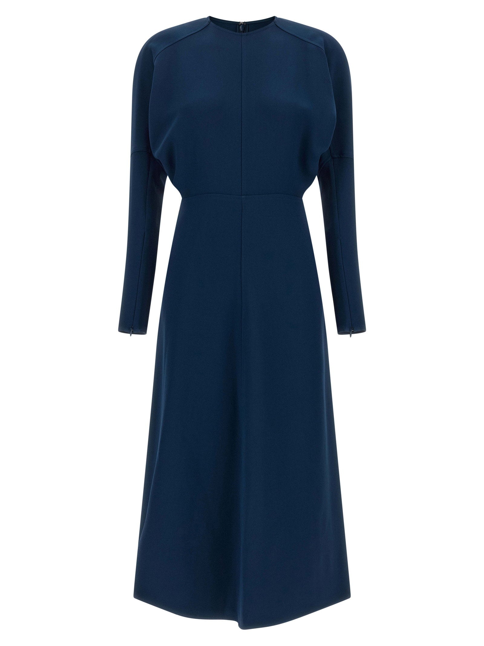 Victoria Beckham Dolman Sleeve Midi Dress — Navy