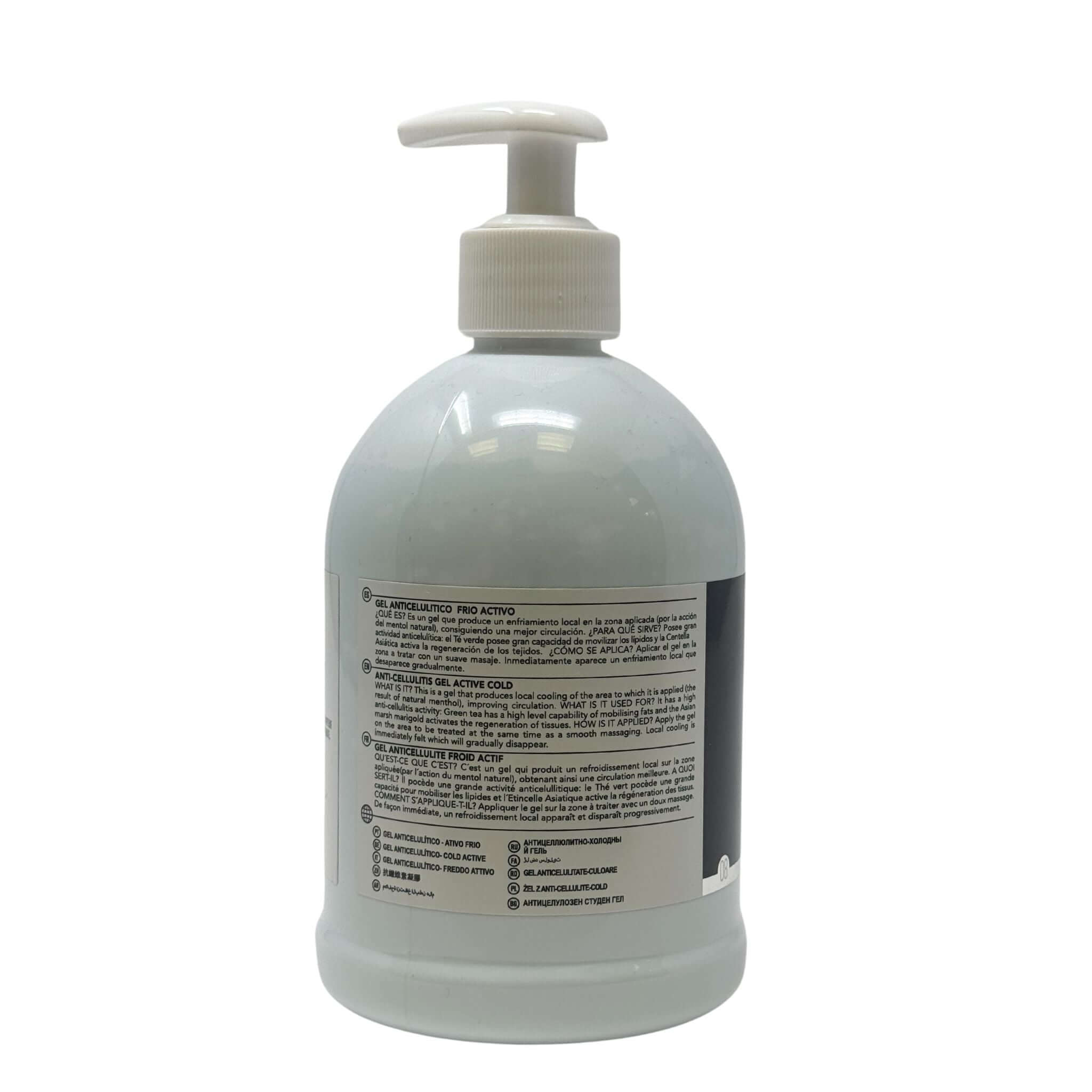 Gel Anticelulítico Frío Activo con Té Verde y Centella Asiática - 500 ml