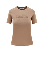 Max Mara T-shirts and Polos Brown Viscosa Poliammidica - L