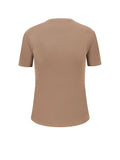 Max Mara T-shirts and Polos Brown Viscosa Poliammidica - L