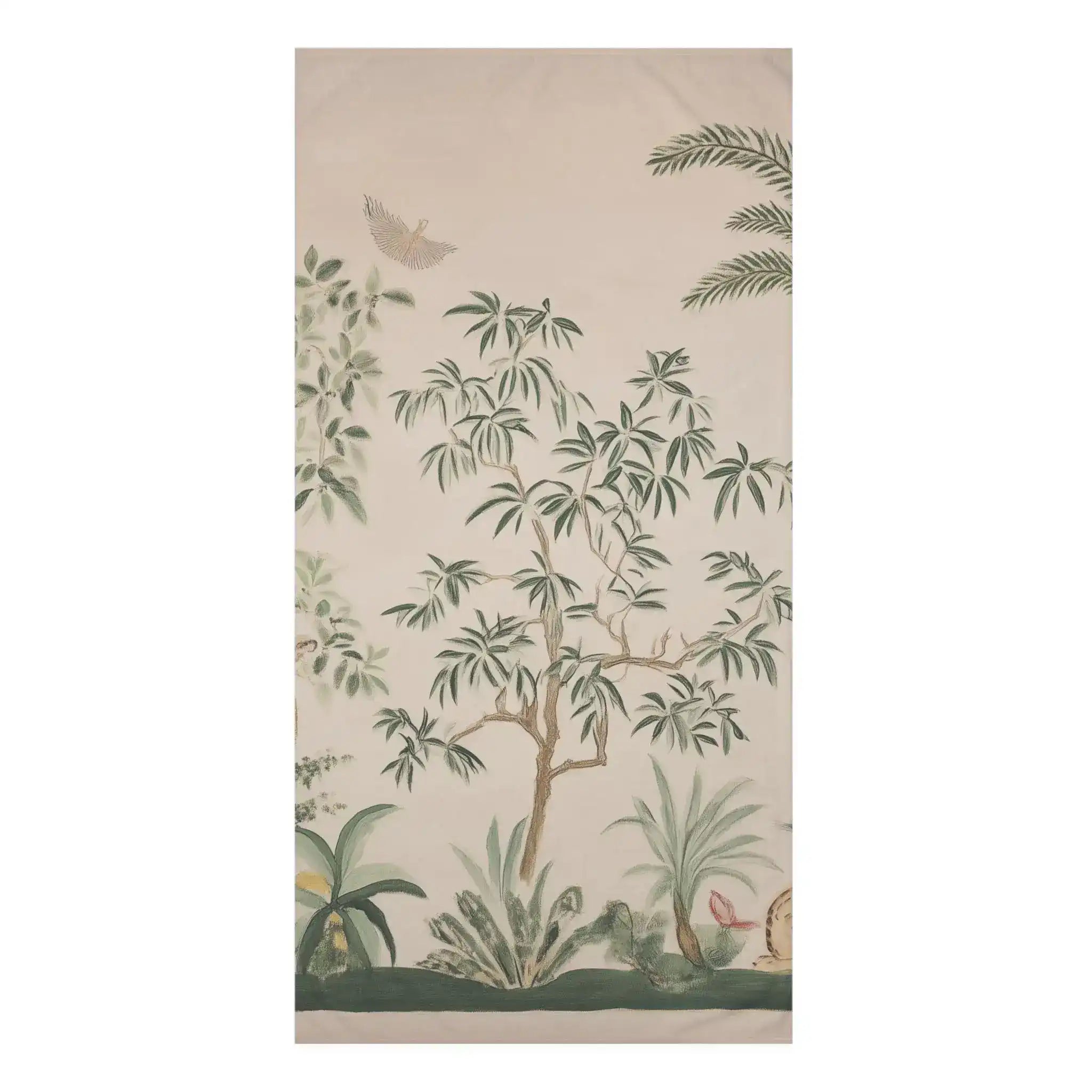Serene Safari Garden Bath Towel