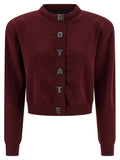 Rotate Birger Christensen Cardigan — Burgundy
