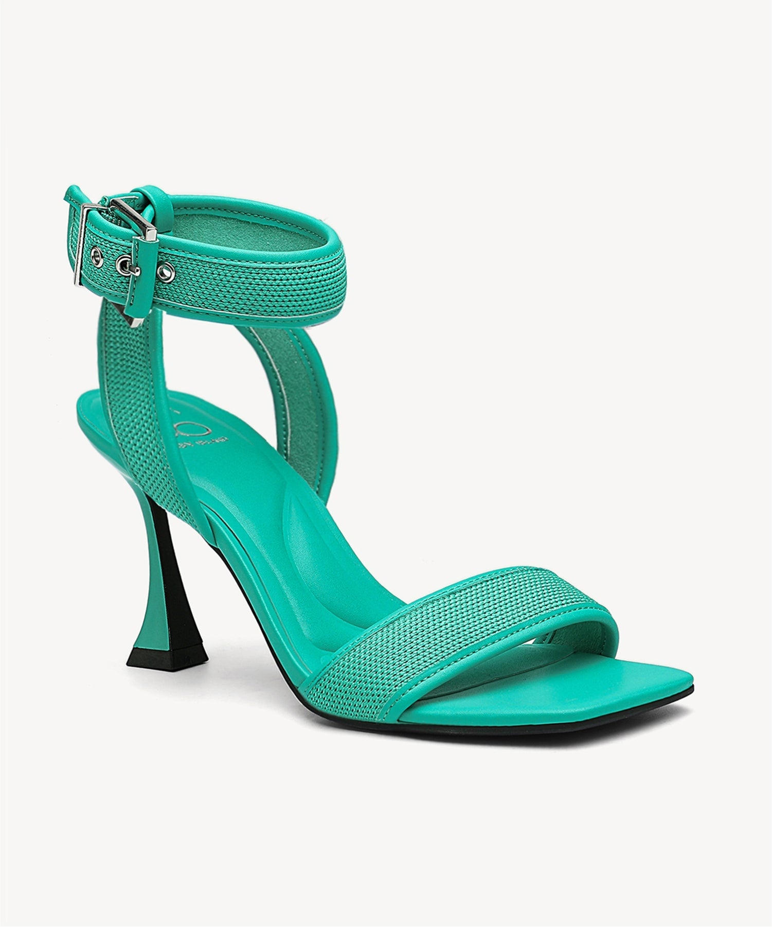 ComfyStrap Ankle Heeled Sandal - Light Green / US 8 | EU 39 | UK 6