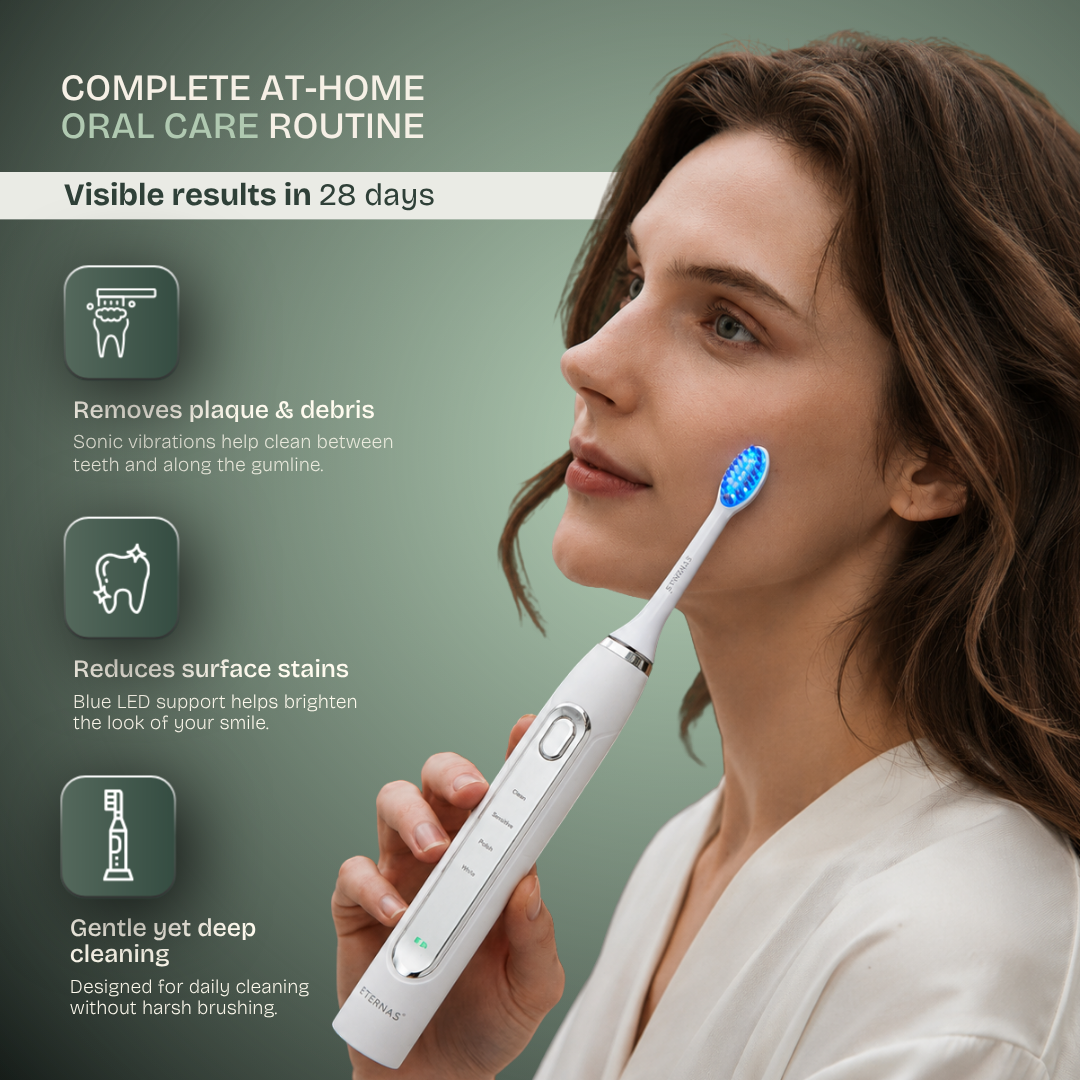 Cepillo de Dientes Eléctrico LED 2 en 1