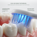 Cepillo de Dientes Eléctrico LED 2 en 1