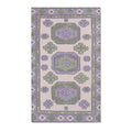 Geometric Lavender and Sage Southwestern Accent Rug