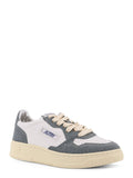 AUTRY Sneakers Bianco Grigio Glitter Pelle - 41