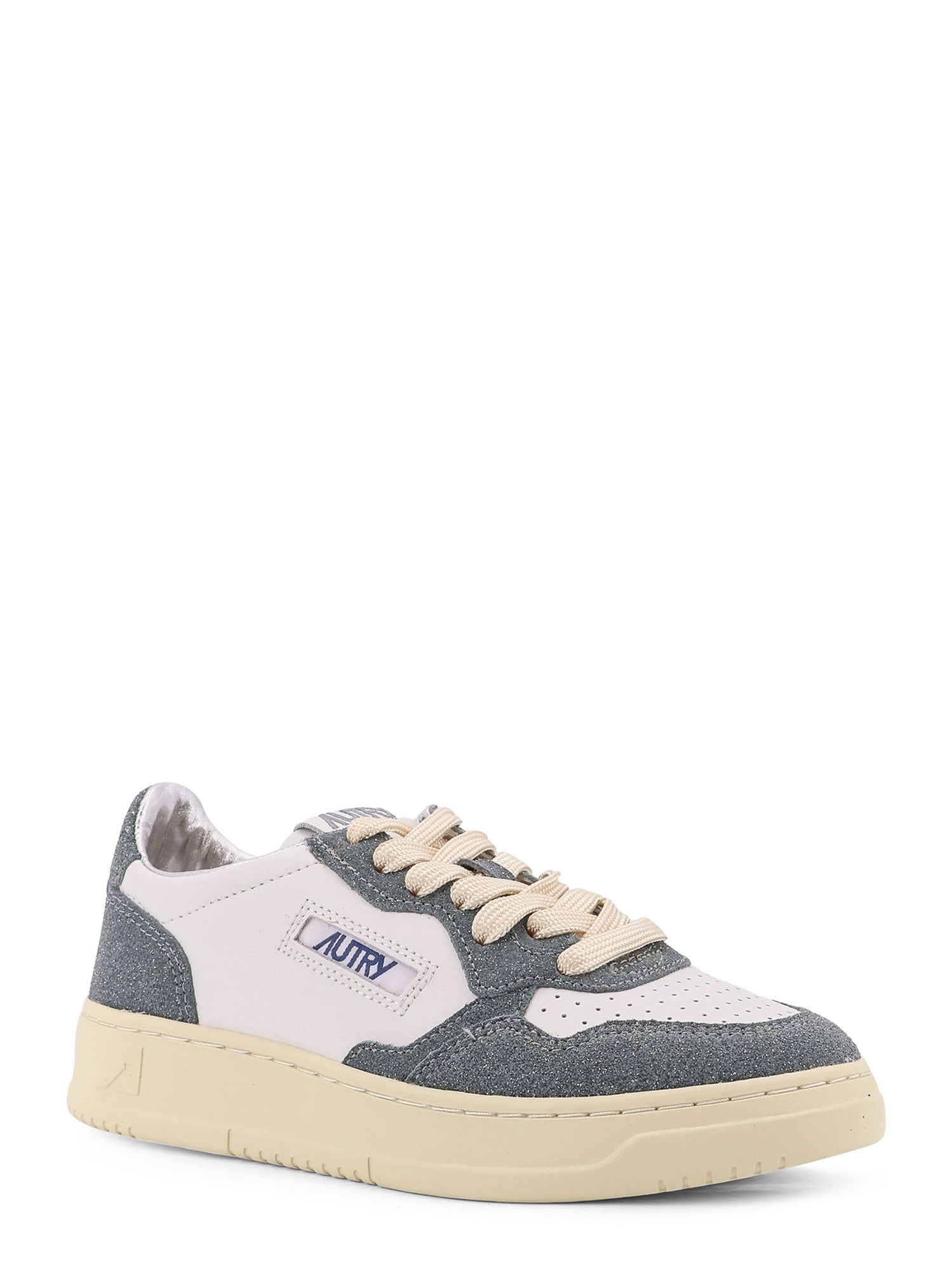 AUTRY Sneakers Bianco Grigio Glitter Pelle - 41