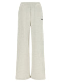 Rotate Birger Christensen Organic Cotton Fleece Joggers — Grey