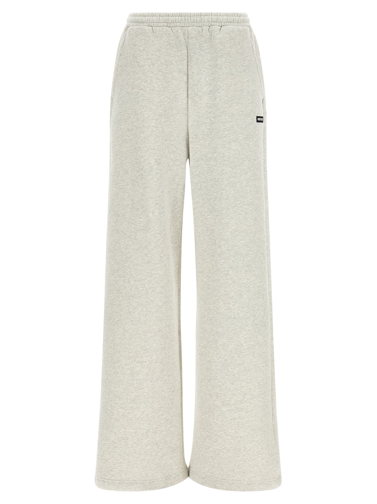 Rotate Birger Christensen Organic Cotton Fleece Joggers — Grey