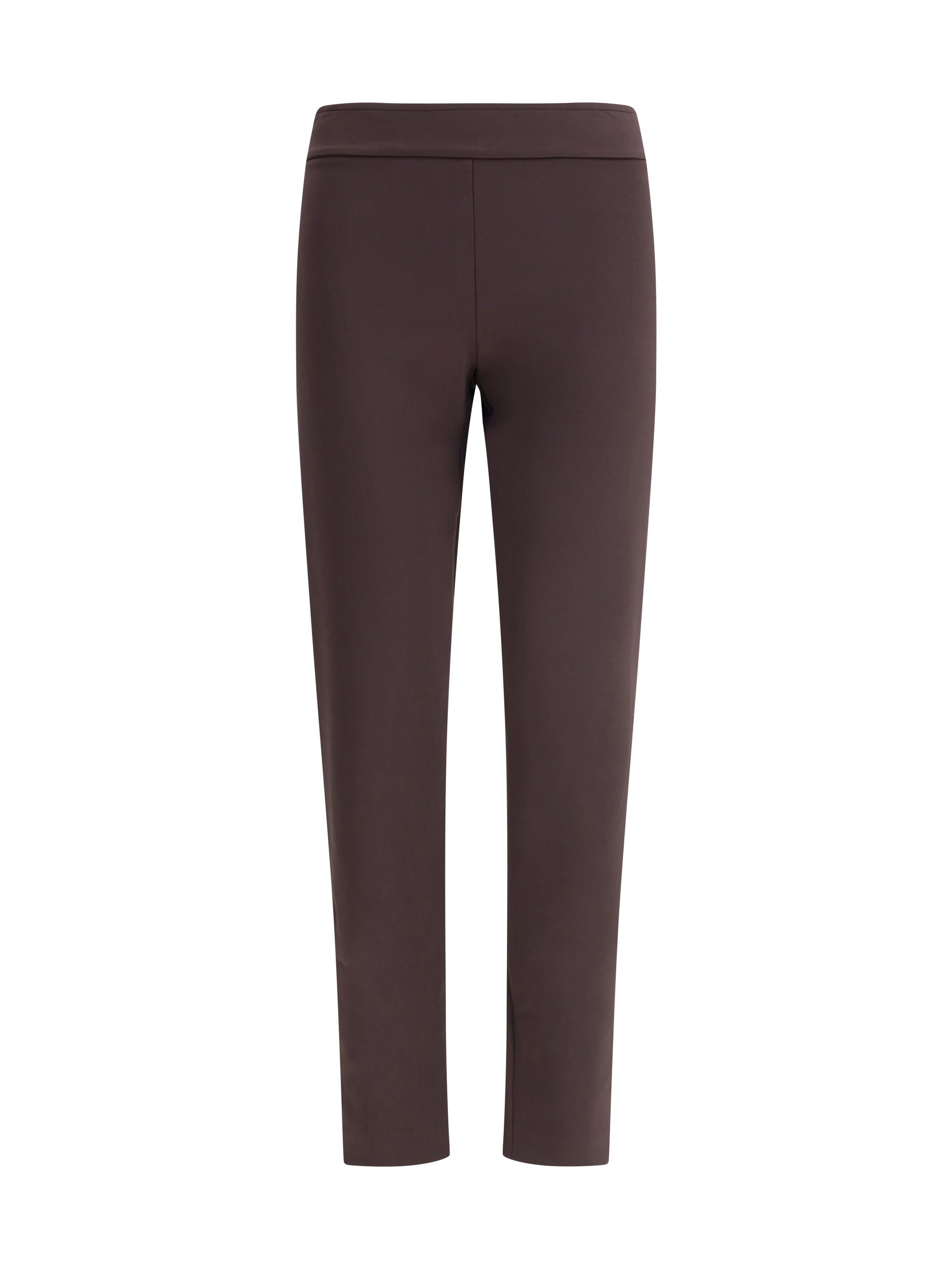 Avenue Montaigne Stretch Trousers — Brown